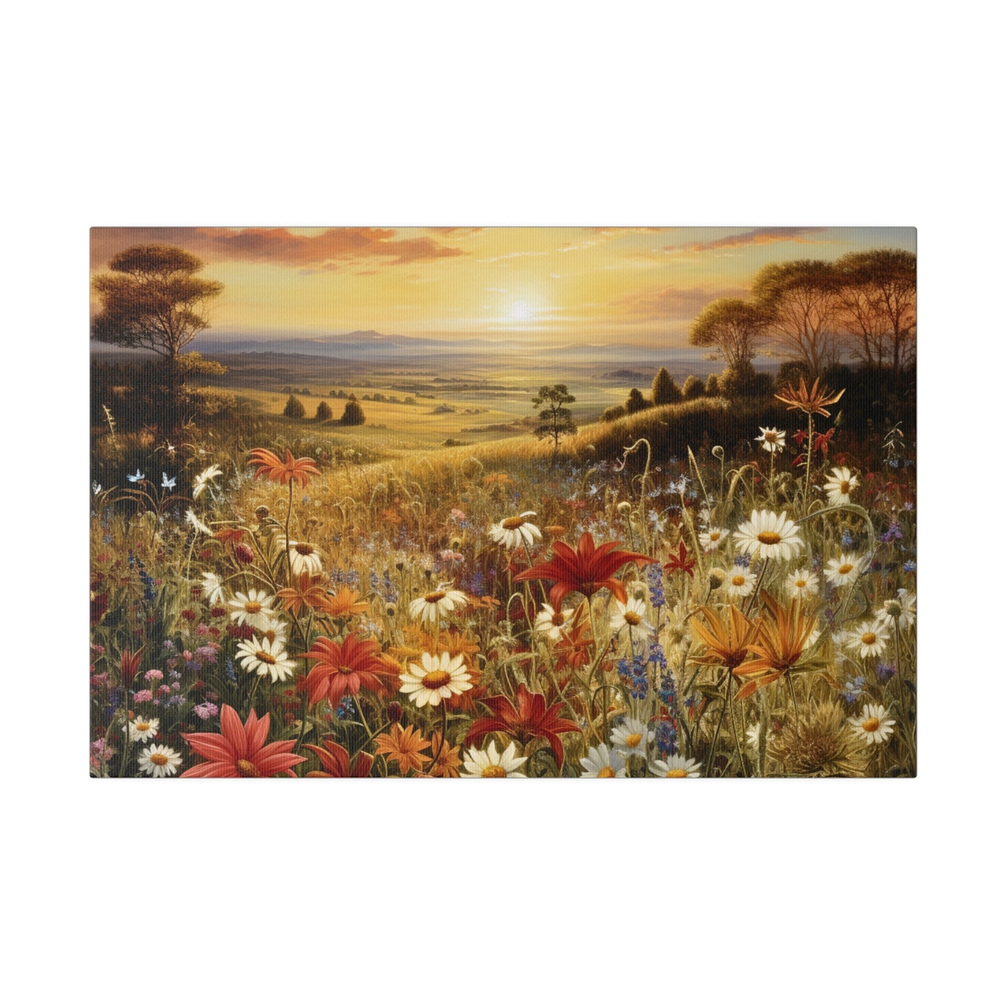 Autumn Elegance: Wildflower Sunset