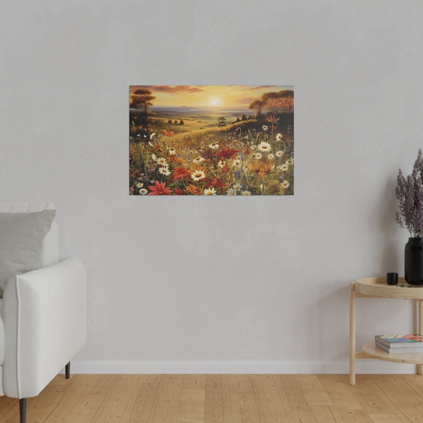 Autumn Elegance: Wildflower Sunset