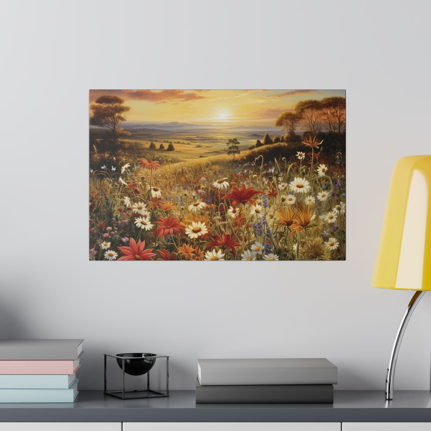 Autumn Elegance: Wildflower Sunset