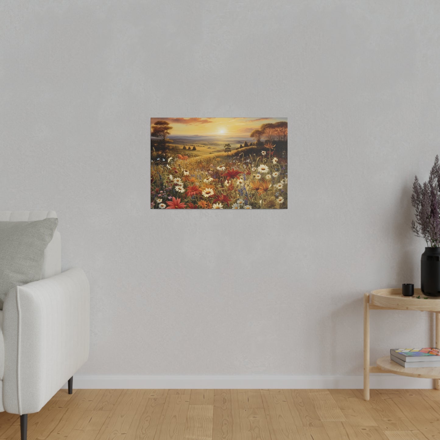 Autumn Elegance: Wildflower Sunset